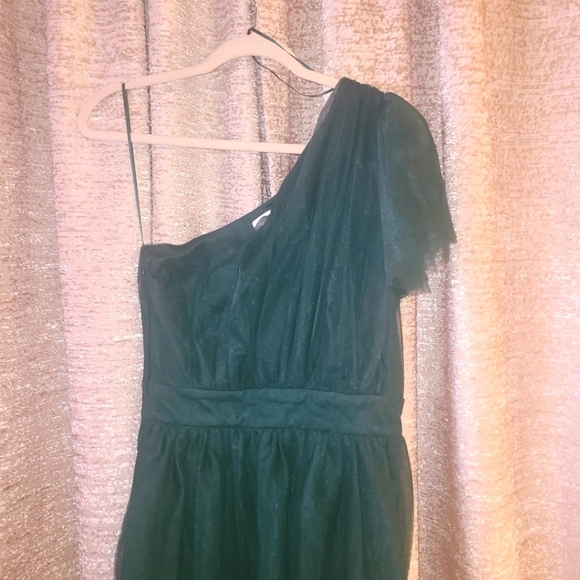 Flying Tomato One Shoulder Pleated Tulle size S - Picture 4 of 16